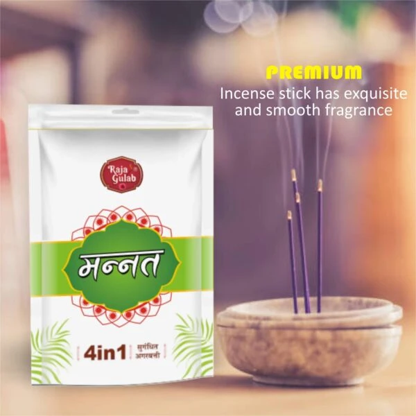 MANNAT 4 FRAGRANCE PREMIUM AGARBATTI - Image 3