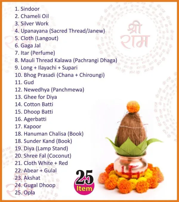HANUMAN CHOLA PUJAN SAMAGRI KIT - Image 4