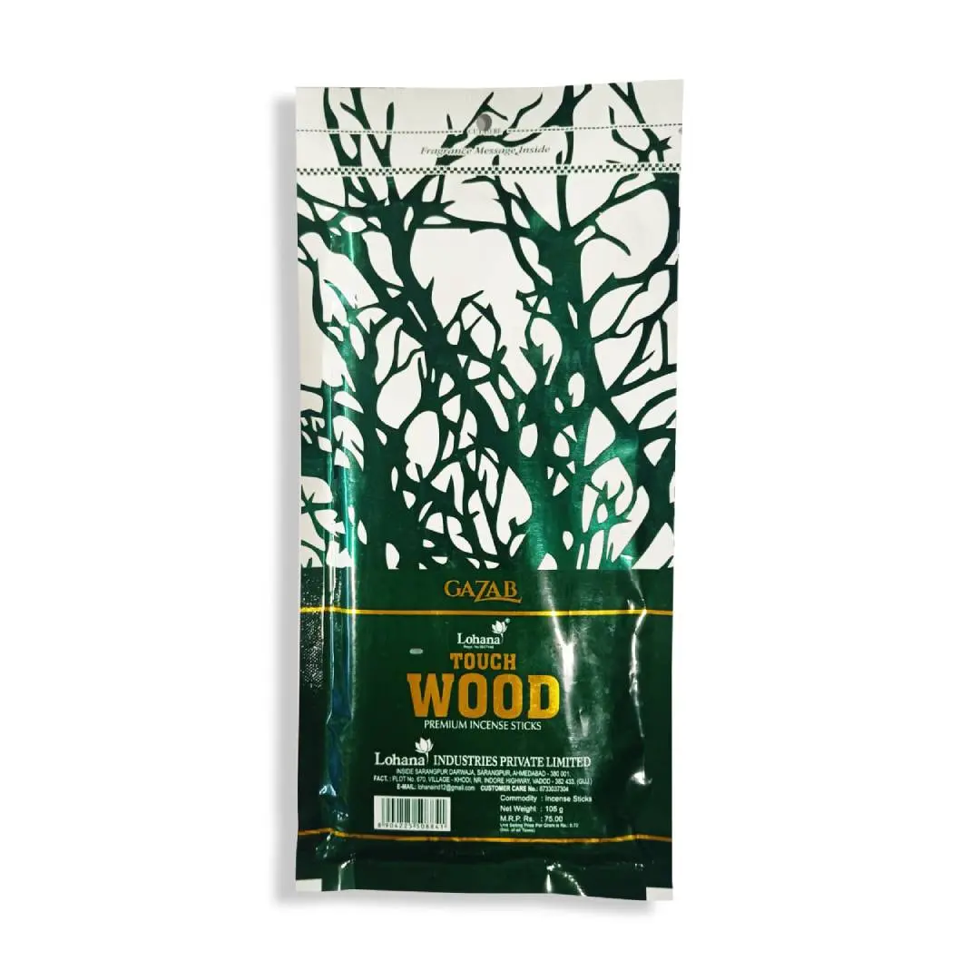 Lohana Gazab TOUCH WOOD Premium Incense Stick (105g)